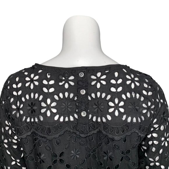 NWT J. CREW Scalloped Eyelet Lace Cutout Lace Shift Dres - Picture 8 of 10